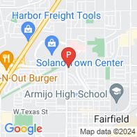 View Map of 1261 Travis Boulevard,Fairfield,CA,94533